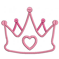 Stickmuster - Prinzessin Krone